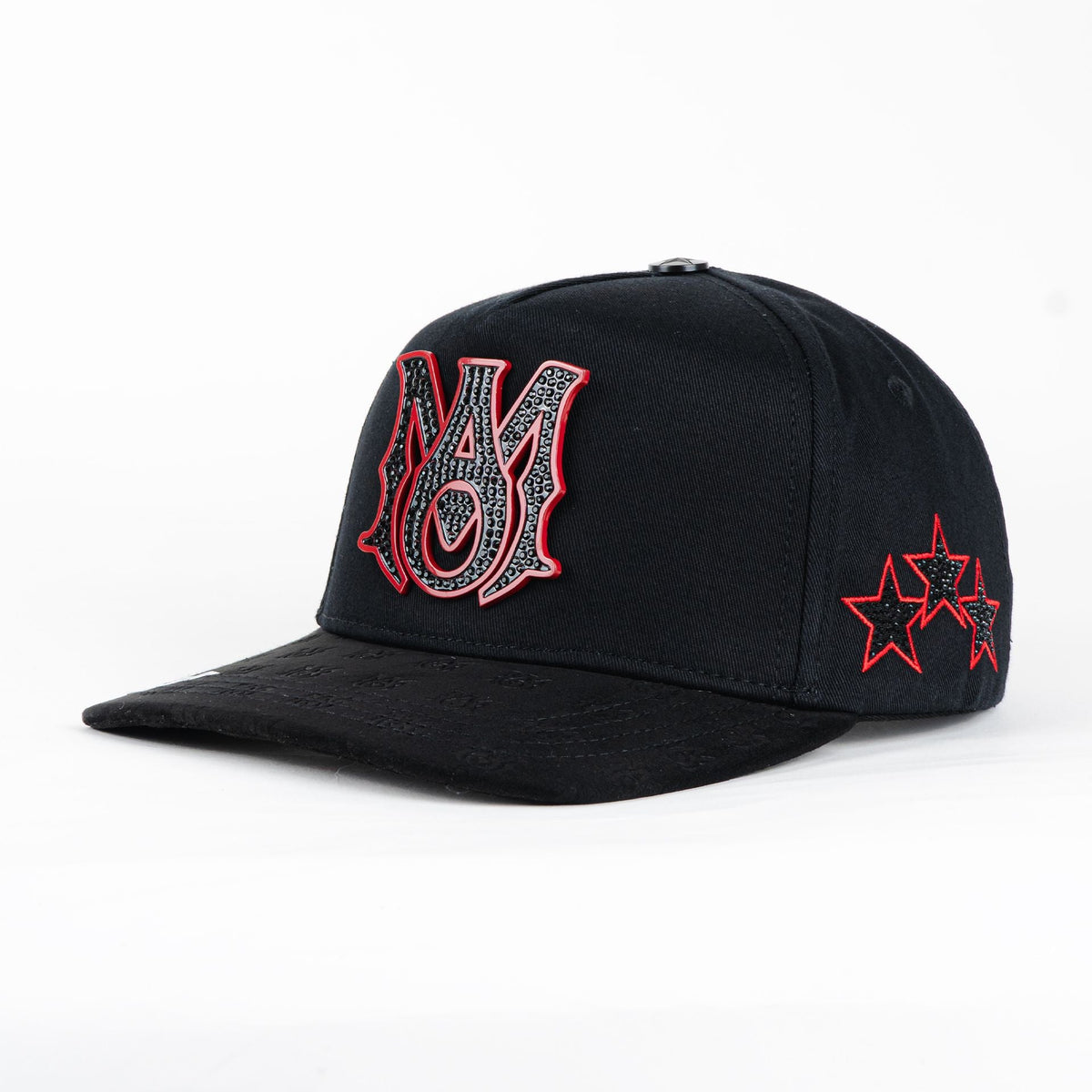 Bigg Boss Amiri Metal Red/Black Snapback