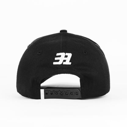 31 Hats NY Crystals Black/White Snapback