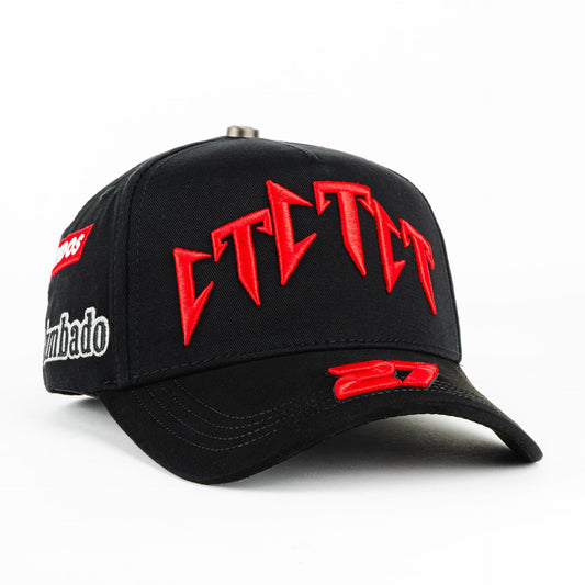 Gorra Barbas Hats CT 27 CT Black  | Snapback Visera Curva