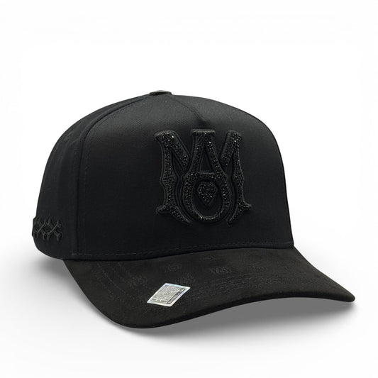 Bigg Boss Amiri Negra Cristales Snapback
