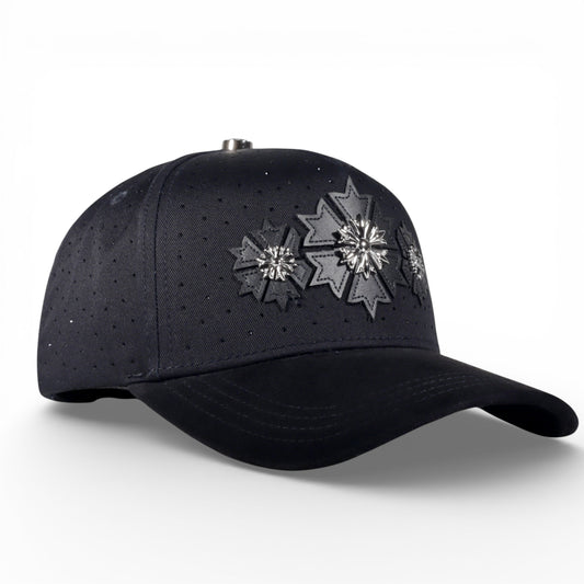 Gorra Barbas Hats Platinum Snowflake Blk