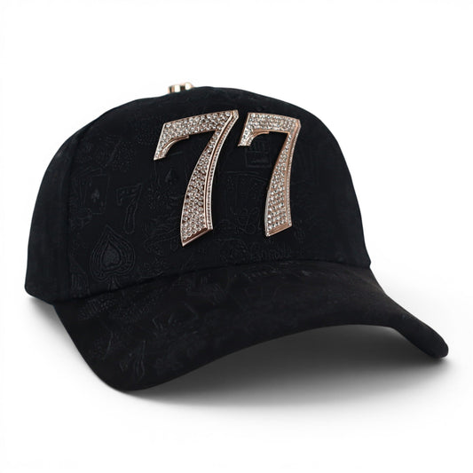 Barbas Hats 77 Black Chrome Gold
