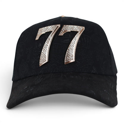 Barbas Hats 77 Black Chrome Gold