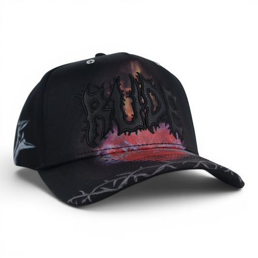 Rude Awakening Sacred Heart Black Snapback